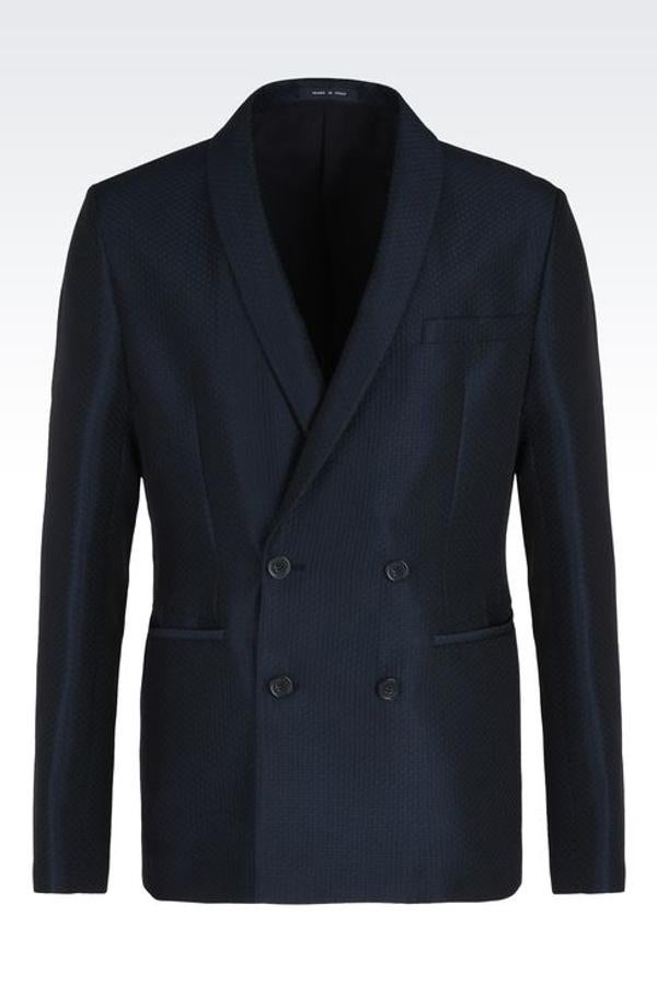 Chaqueta cruzada con doble botonadura (790€)