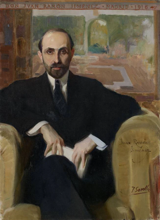 «Juan Ramón Jiménez», de Joaquín Sorolla. Óleo sobre lienzo, 1916