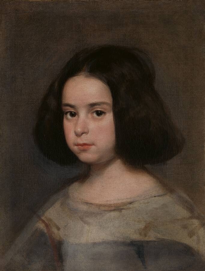 «Retrato de niña», de Velázquez, ca. 1638-44. 