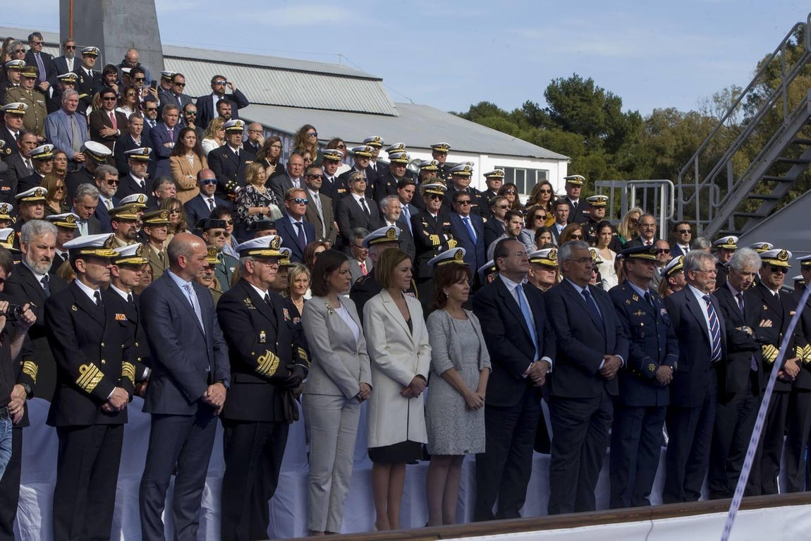 FOTOS: La ministra Cospedal preside la botadura del BAM Audaz