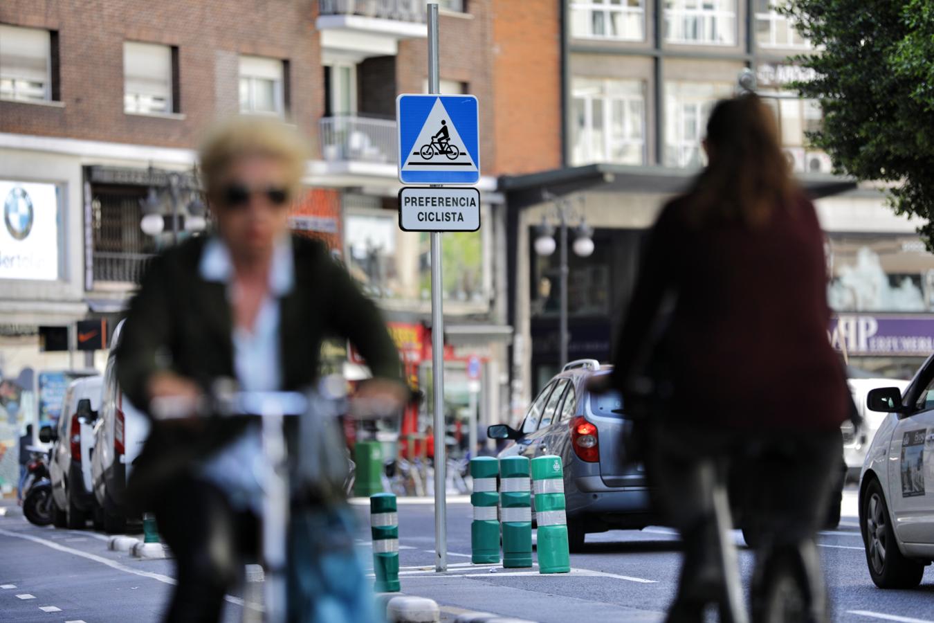 Carril bici de Valencia. 