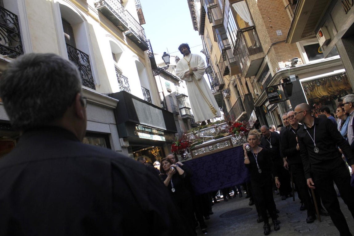 La tamborada con el Nazareno Cautivo, en imágenes