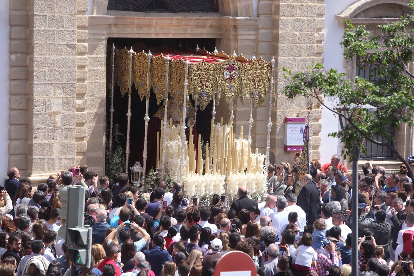 Semana Santa de Cádiz 2017. Cofradía de la Borriquita