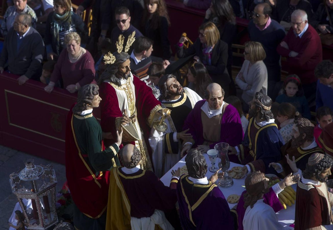 FOTOS. Semana Santa de Cádiz 2017. Hermandad Sagrada Cena.