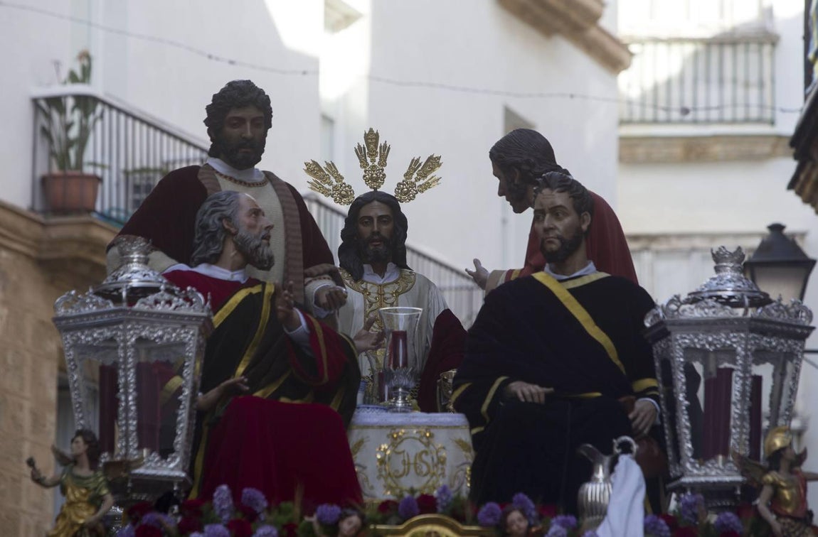 FOTOS. Semana Santa de Cádiz 2017. Hermandad Sagrada Cena.