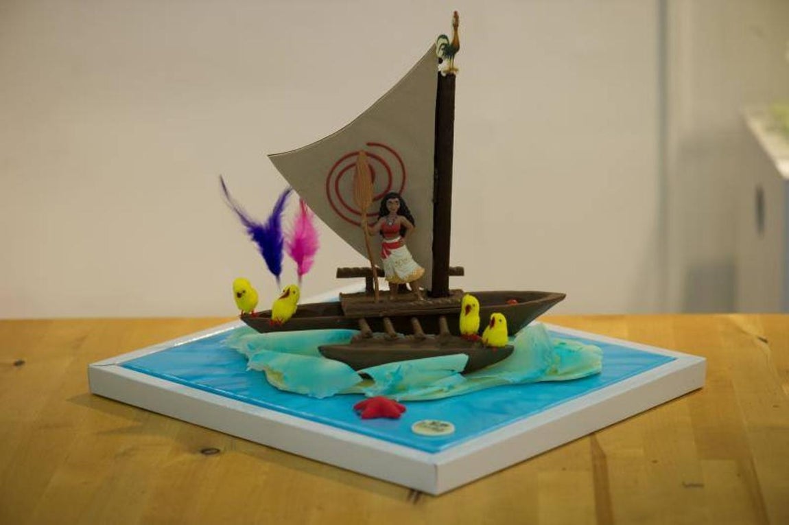 Vaiana, la protagonista de una de las últimas películas de Disney, protagoniza esta mona de Escribà