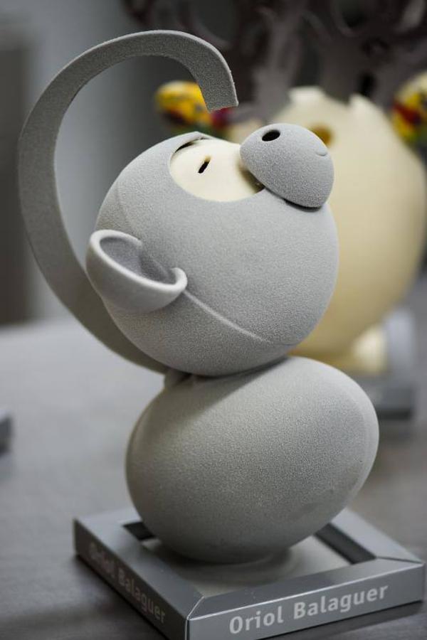 Oriol Balaguer ofrece monas con animales hechas a base de huevos de Pascua