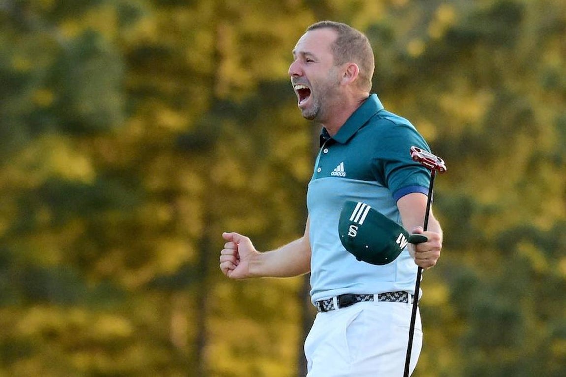 Las mejores fotos del triunfo de Sergio García en el Masters