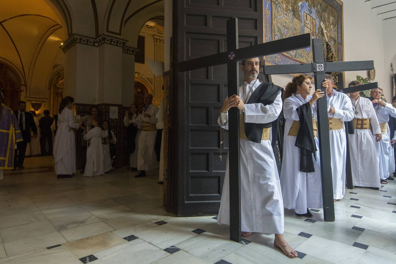 Las fotos de la Soledad de San Buenaventura en el Viernes Santo de la Semana Santa de Sevilla 2017