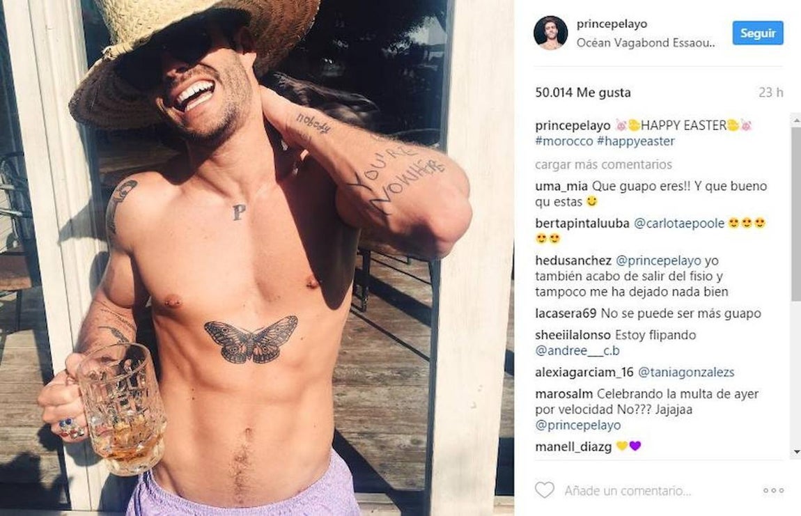 Pelayo Díaz. El estilista ha viajado junto a unos amigos a Essaouira, en Marruecos, donde ha disfrutado unos días de sol y playa