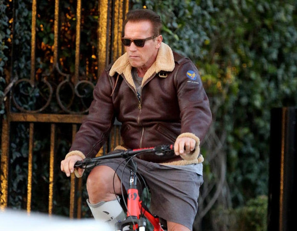 Arnold Schwarzenegger, actor. 