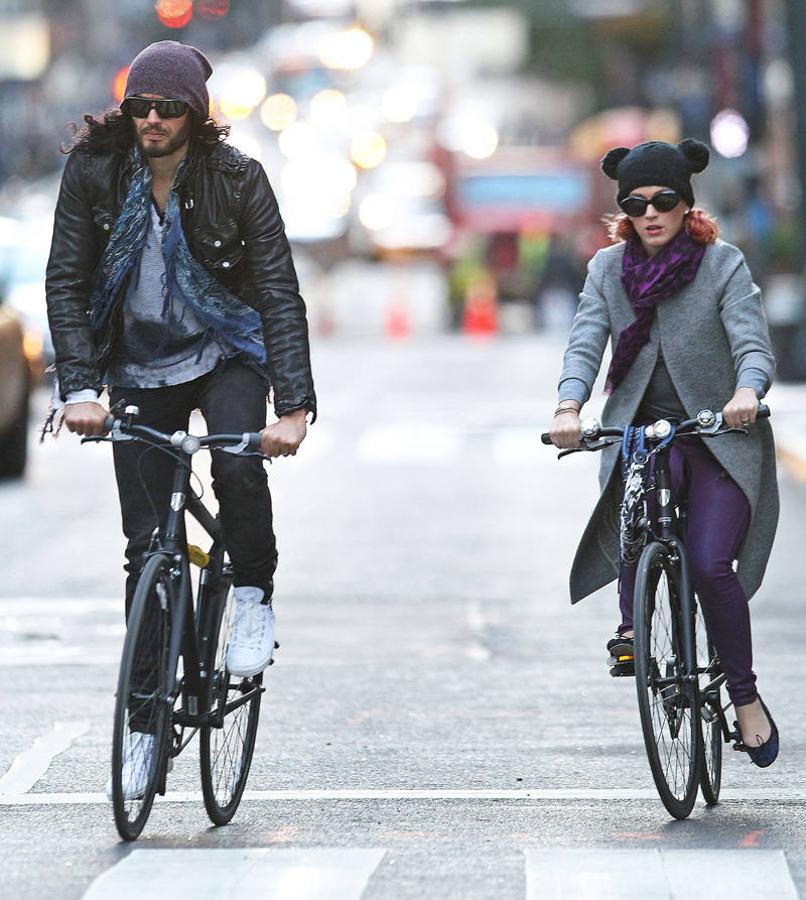 Russell Brand y Katy Peery, humorista y cantante. 