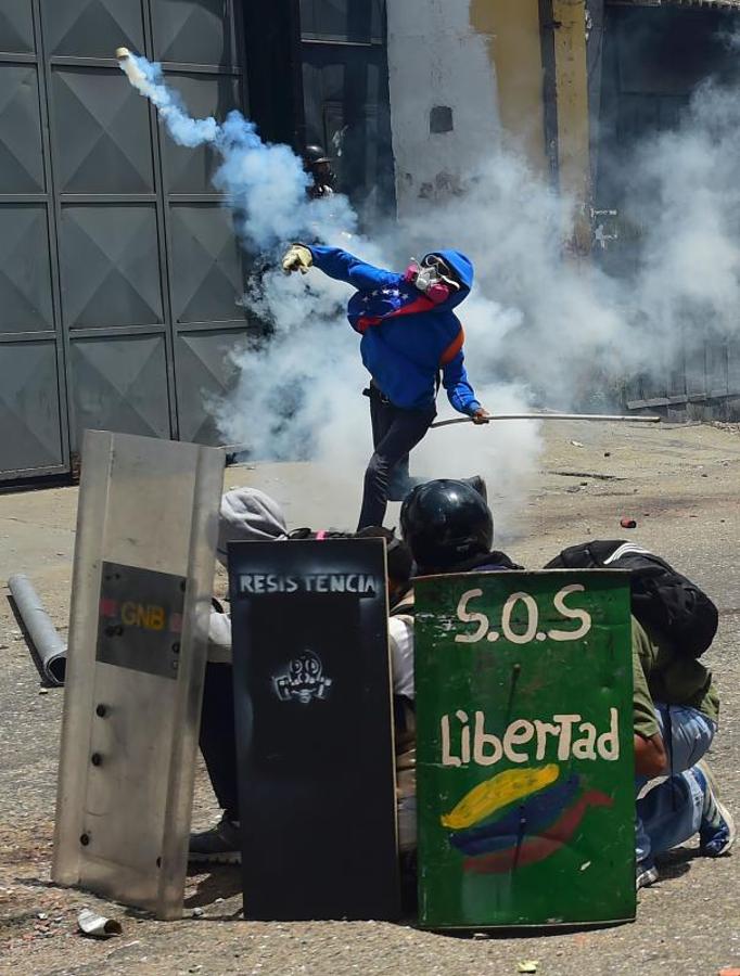 Las imágenes de la «megamarcha» en Venezuela