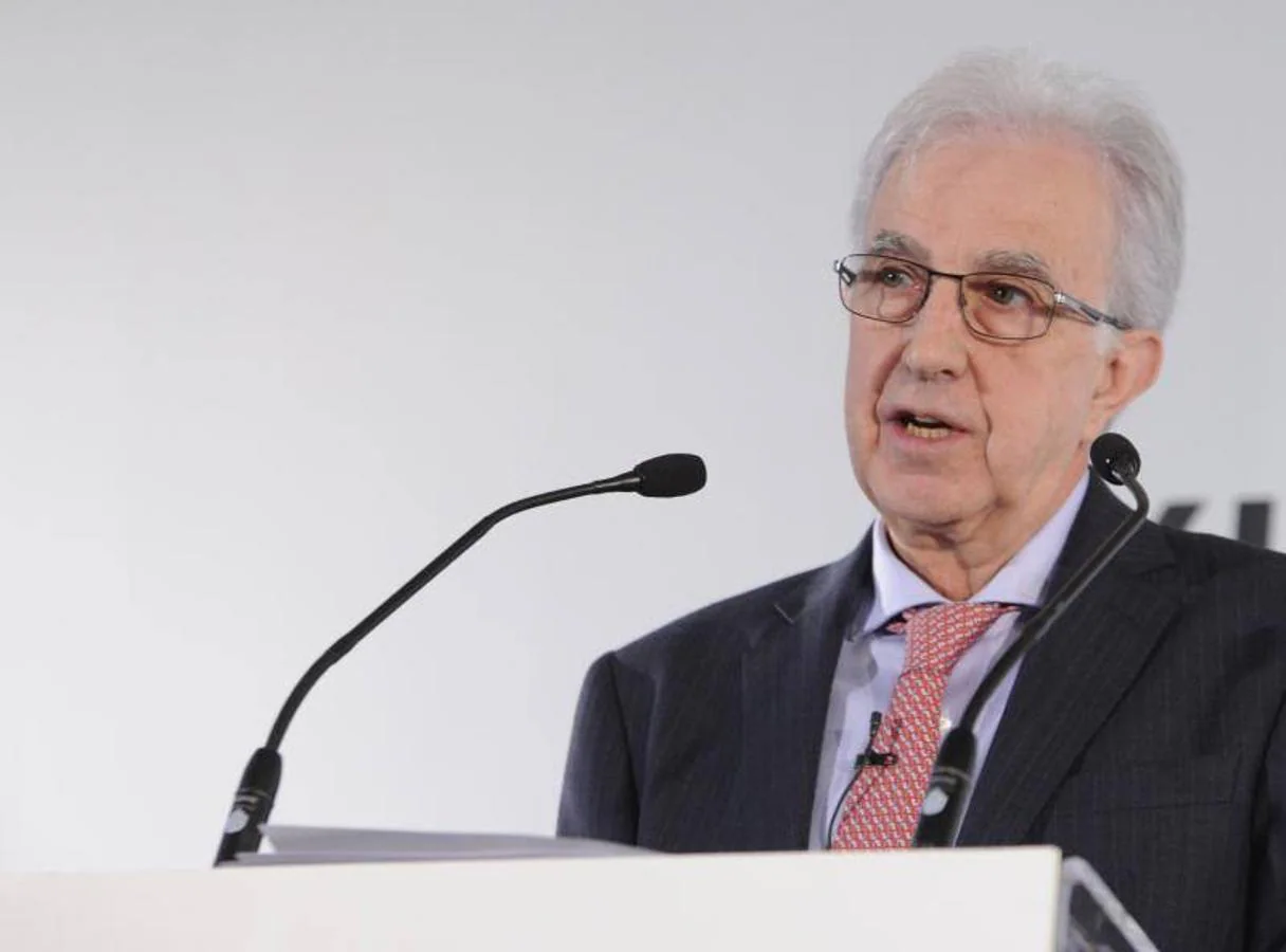 El subgobernador del Banco de España, Javier Alonso, durante el XXIV Encuentro del Sector Financiero ABC-Delo. 