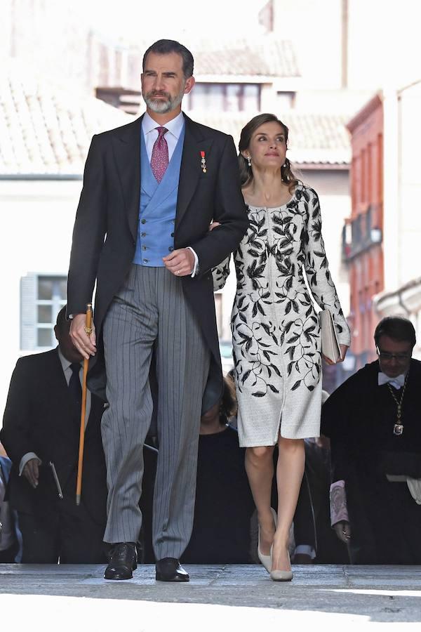 Don Felipe y Doña Letizia, en la Universidad de Alcalá de Henares. 