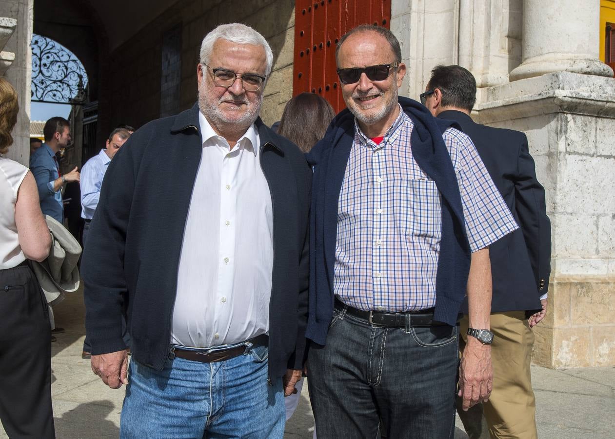 Manuel Grosso (exdirector del Festival de Cine de Sevilla) y Jose Sanchez Mejias