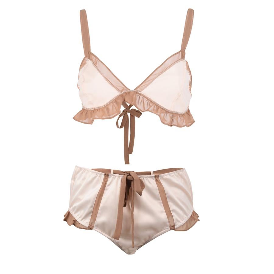 Conjunto Lucienne, sujetador (168€) y culote (168€)