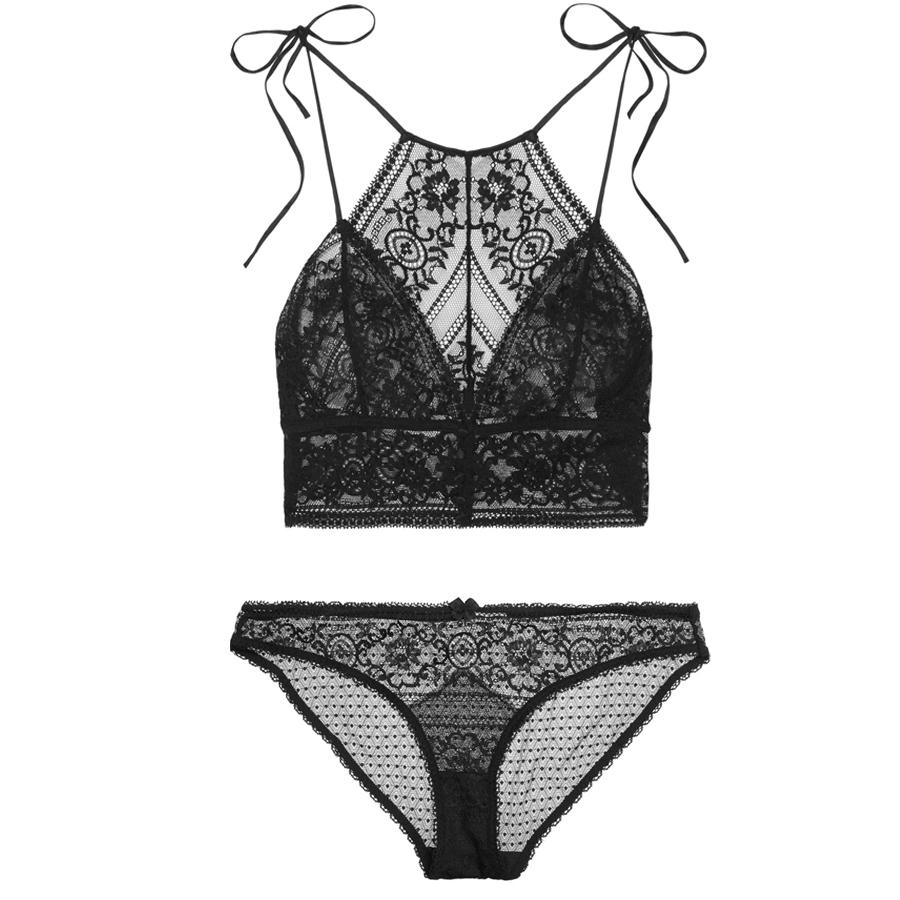 Conjunto Ophelia, sujetador (180€) y slip (90€)