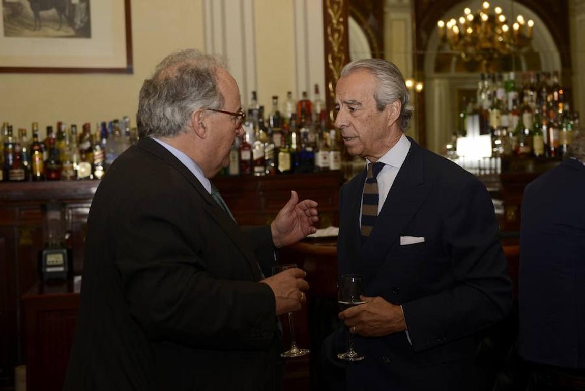 Los invitados al Foro ABC, en el que ha intervenido el ministro de Fomento, Íñigo de la Serna. 