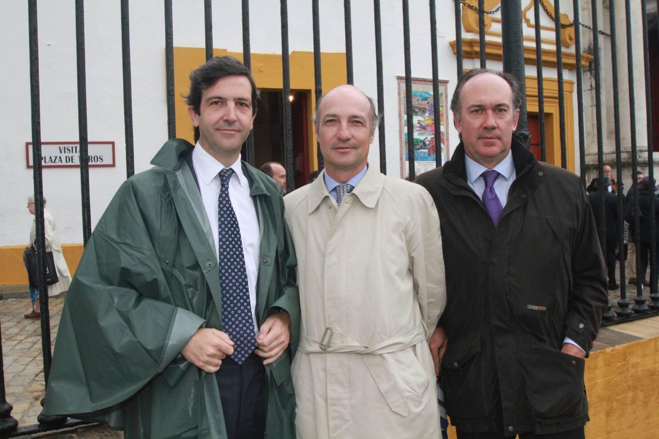 Lorenzo Sánchez Mangas, Juan Pedro Domecq y Felipe Díez