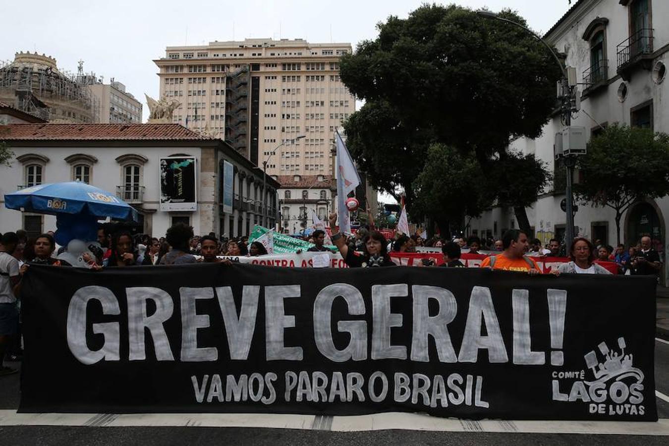 La huelga general que paraliza Brasil