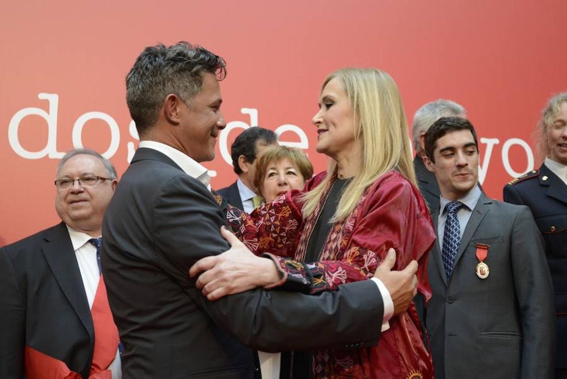 Los galardonados en la fiesta de la Comunidad de Madrid. 