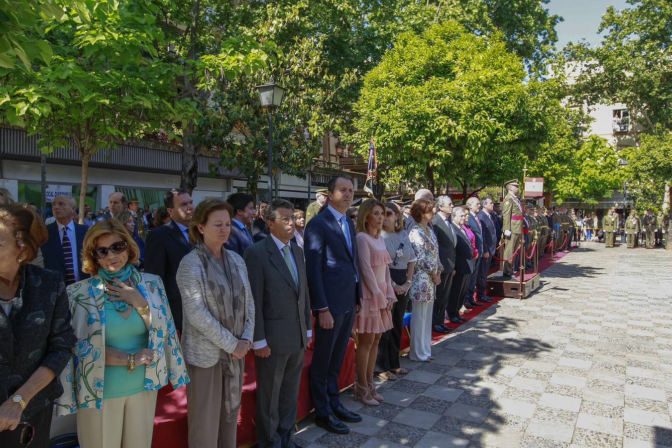 Homenaje a los héroes del Dos de Mayo en la plaza de la Gavidia