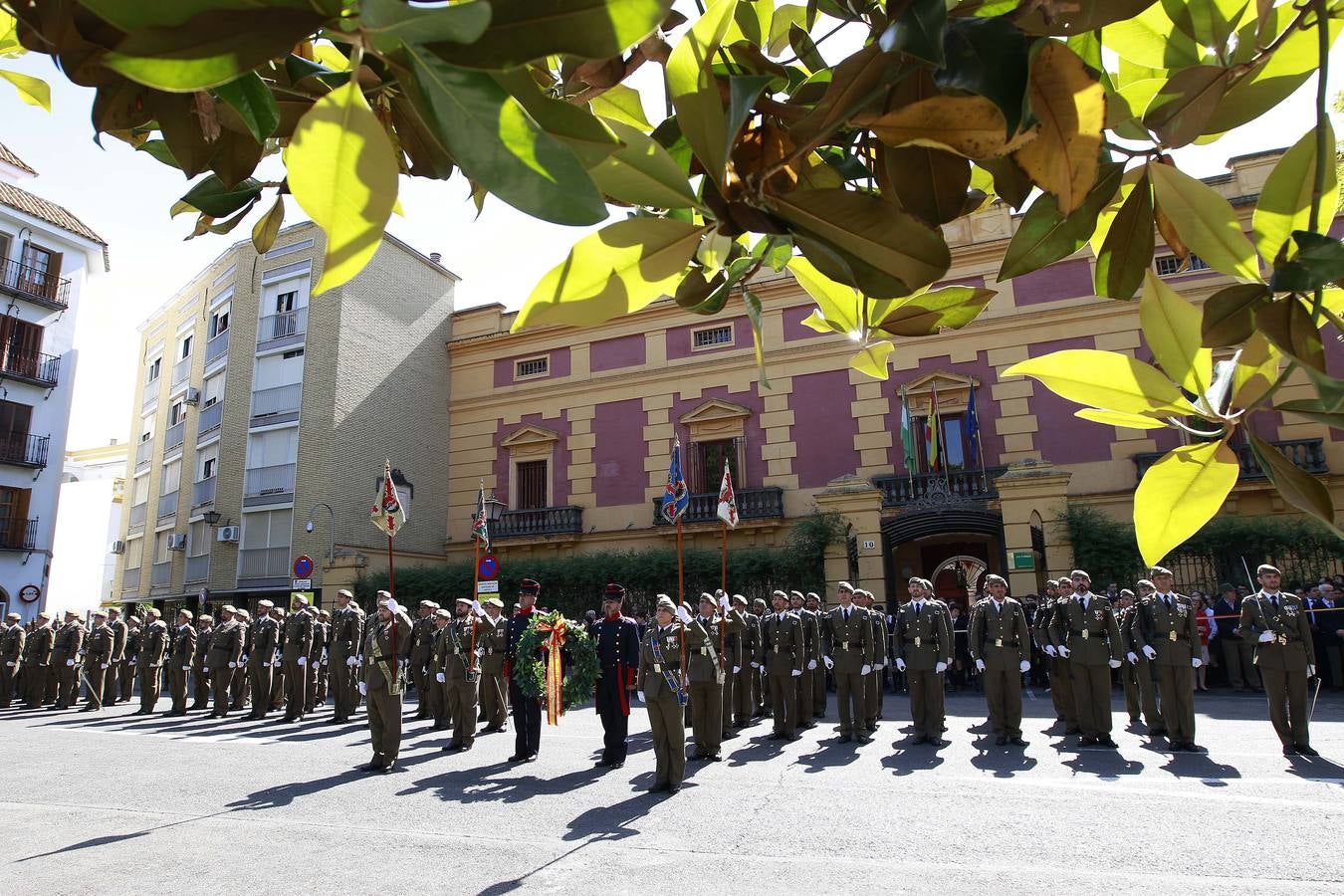 Homenaje a los héroes del Dos de Mayo en la plaza de la Gavidia