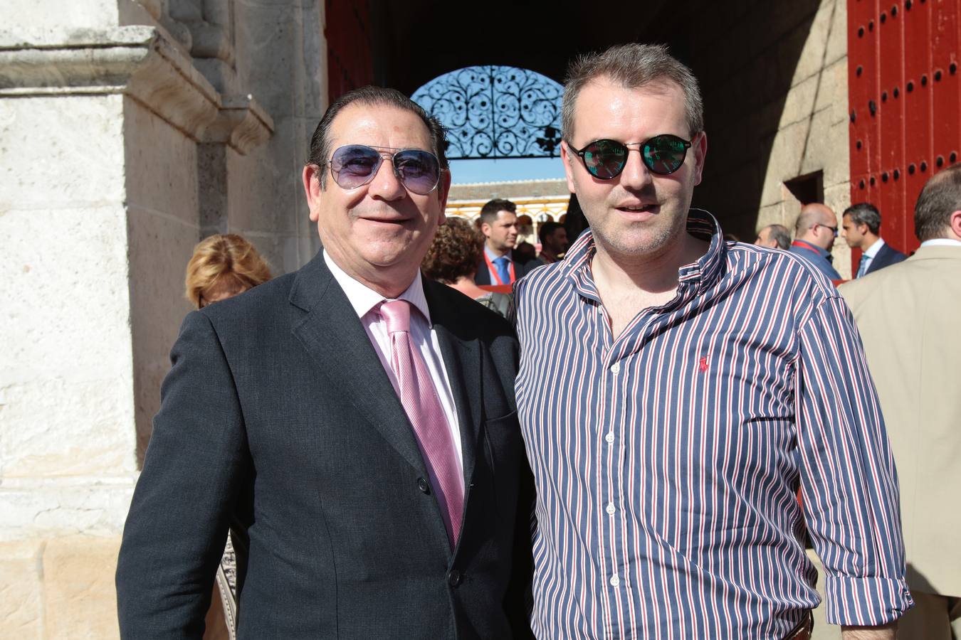 El apoderado José Luis Cazalla y el periodista de Radio Sevilla Paco Pérez