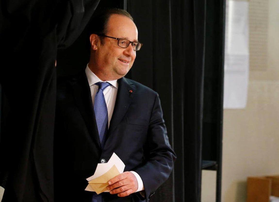 Las imágenes de la jornada electoral francesa