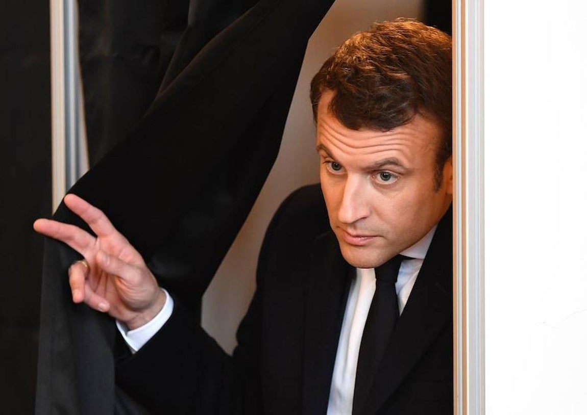 Las imágenes de la jornada electoral francesa