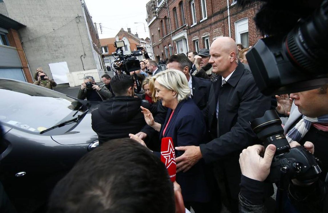 Las imágenes de la jornada electoral francesa