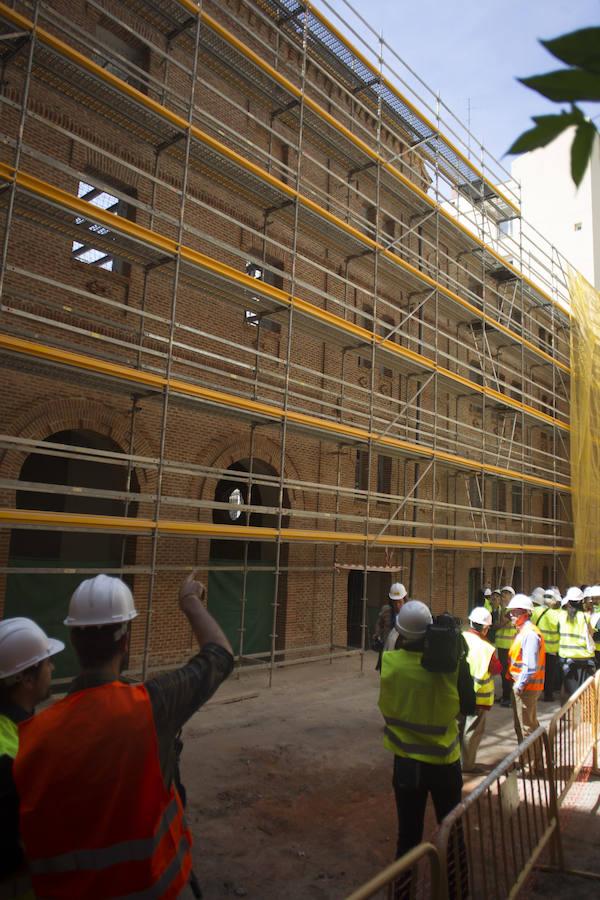 Así avanza la reforma del frontón Beti-Jai