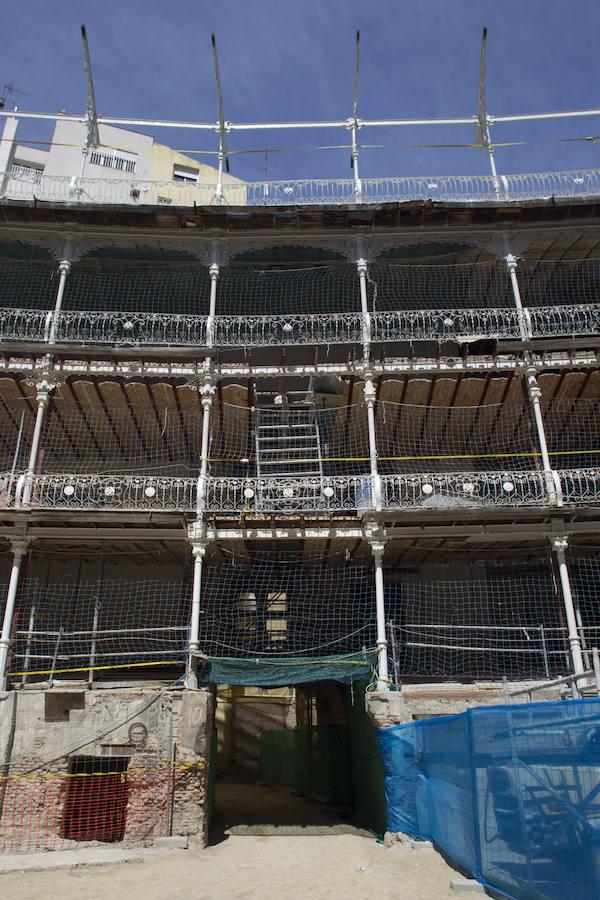 Así avanza la reforma del frontón Beti-Jai