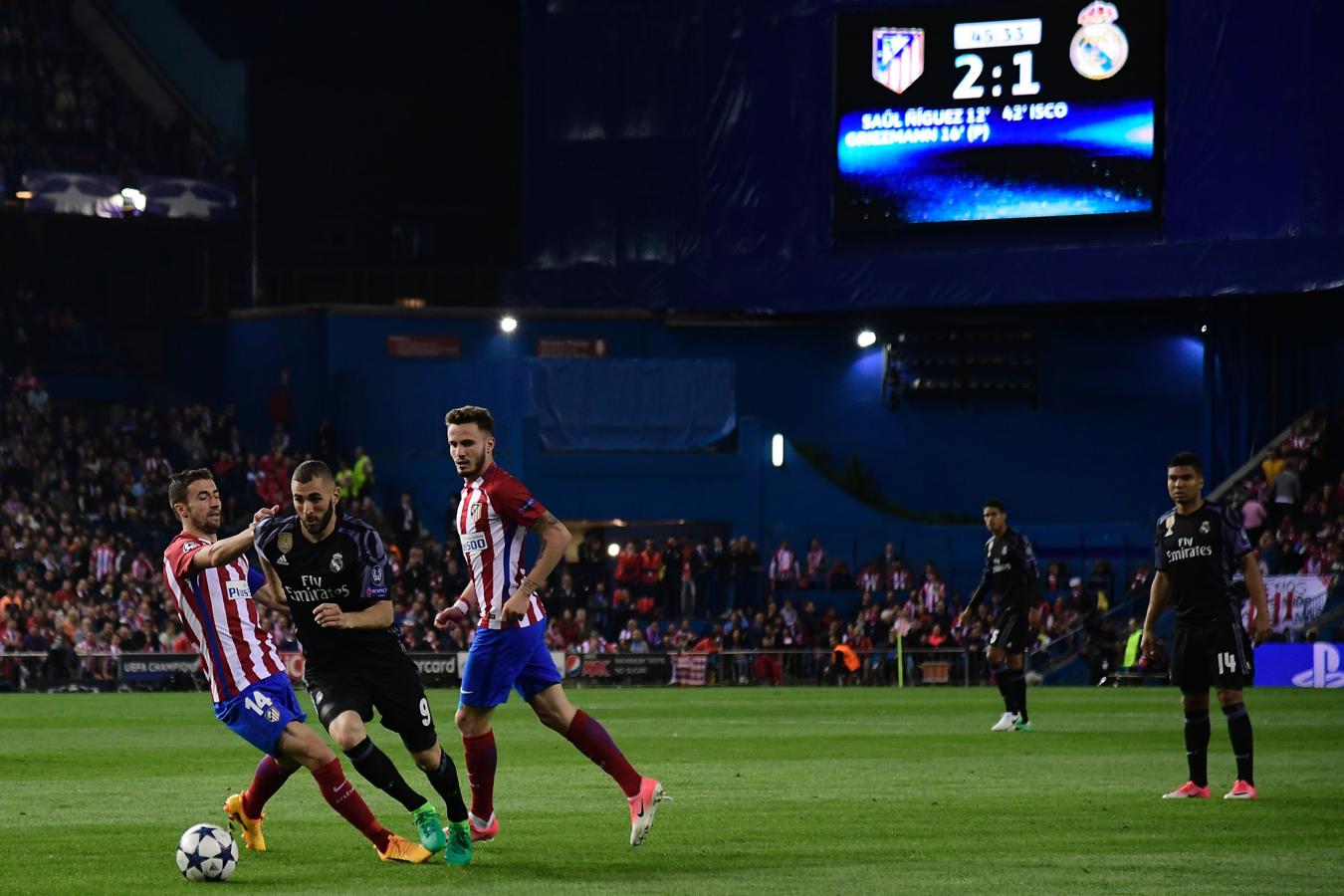 Atlético-Real Madrid, en imágenes