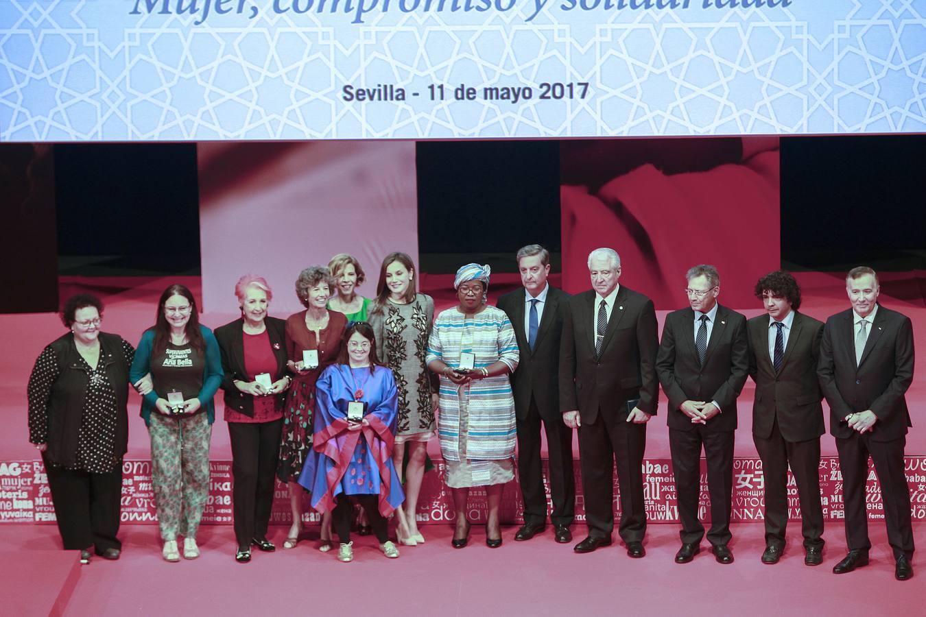 La visita de la Reina a Sevilla por el Día Mundial de la Cruz Roja, en imágenes