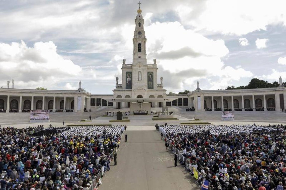 El Papa Francisco durante su visita a Fátima, en Portugal.. 