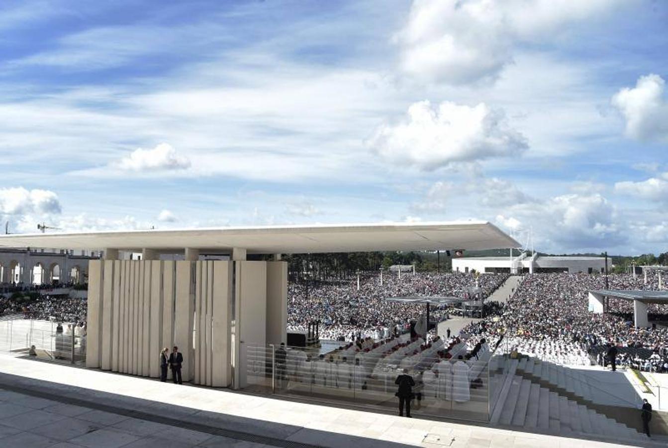 El Papa Francisco durante su visita a Fátima, en Portugal.. 