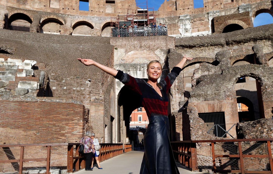 Sharapova, emperatriz en el Coliseo
