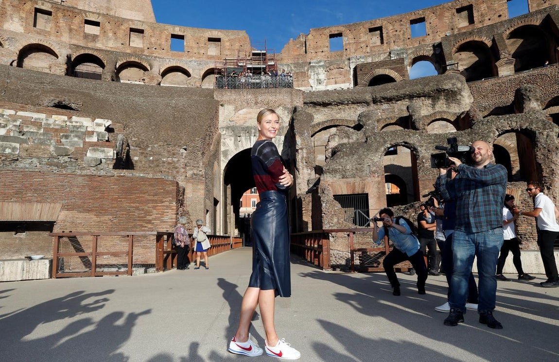 Sharapova, emperatriz en el Coliseo
