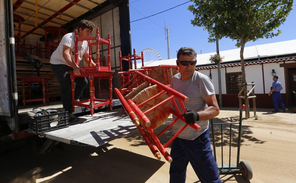 Los últimos preparativos de la Feria de Córdoba 2017, en imágenes