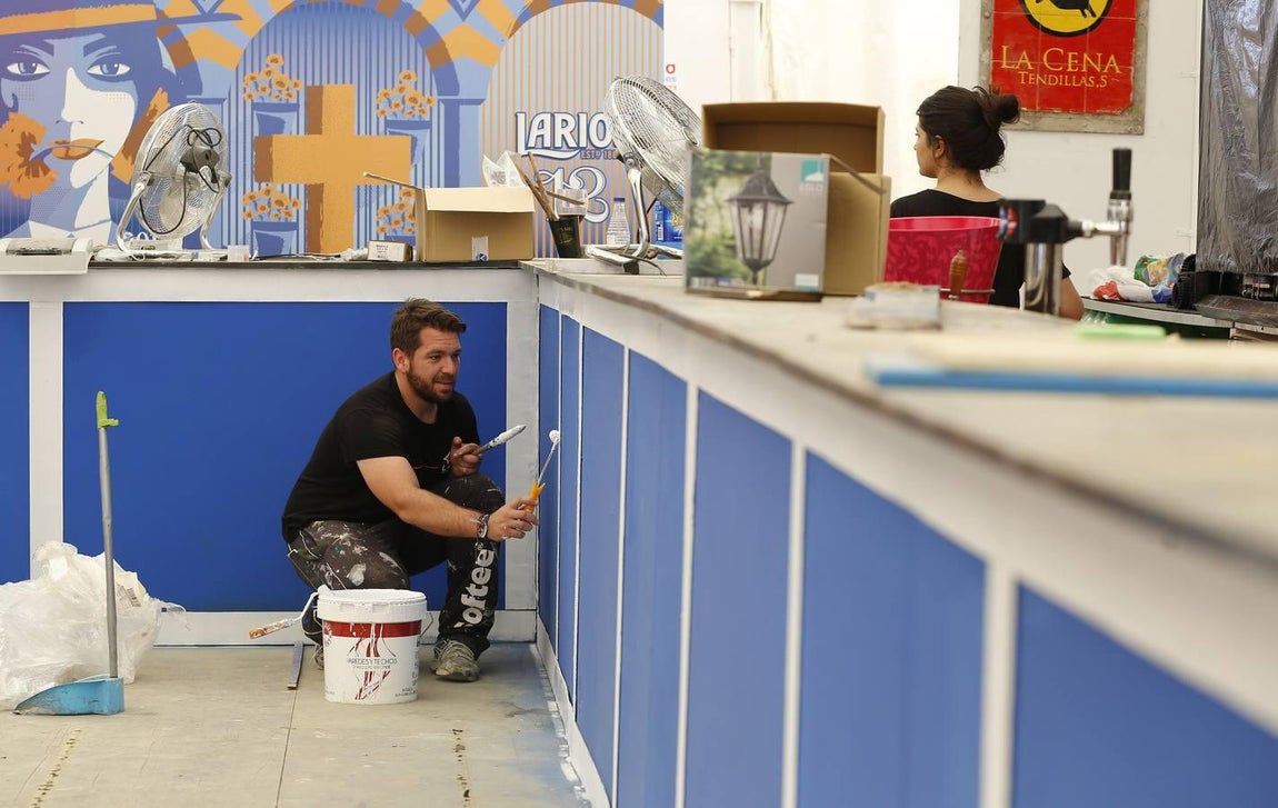 Los últimos preparativos de la Feria de Córdoba 2017, en imágenes