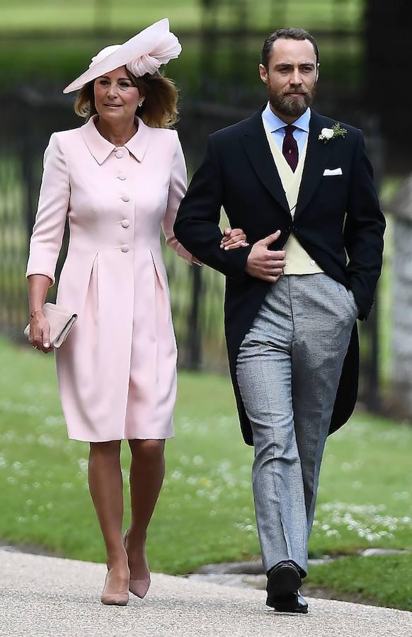 Carole y James Middleton. 
