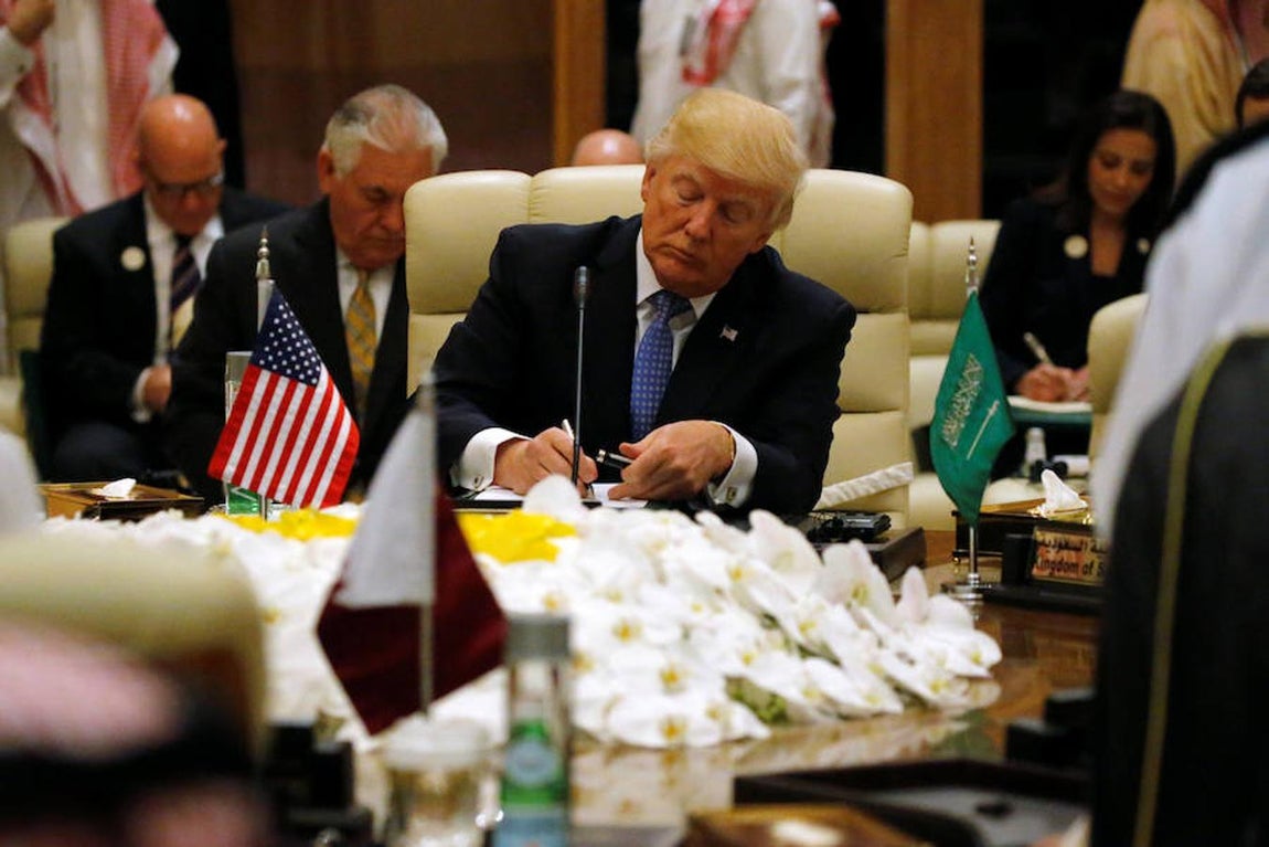 Las mejores imágenes de la visita de Donald Trump a Arabia Saudí