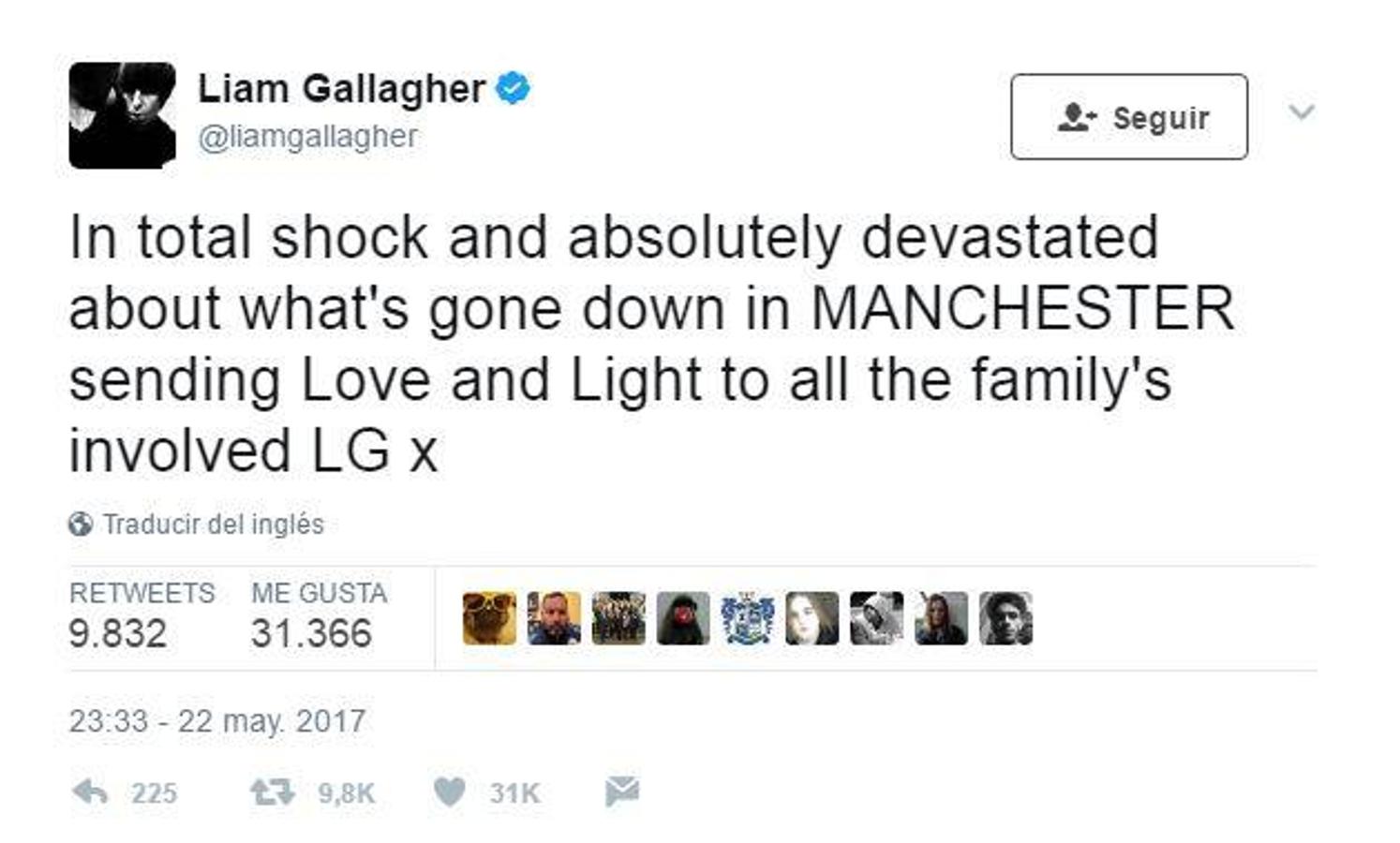 Liam Gallagher, cantante