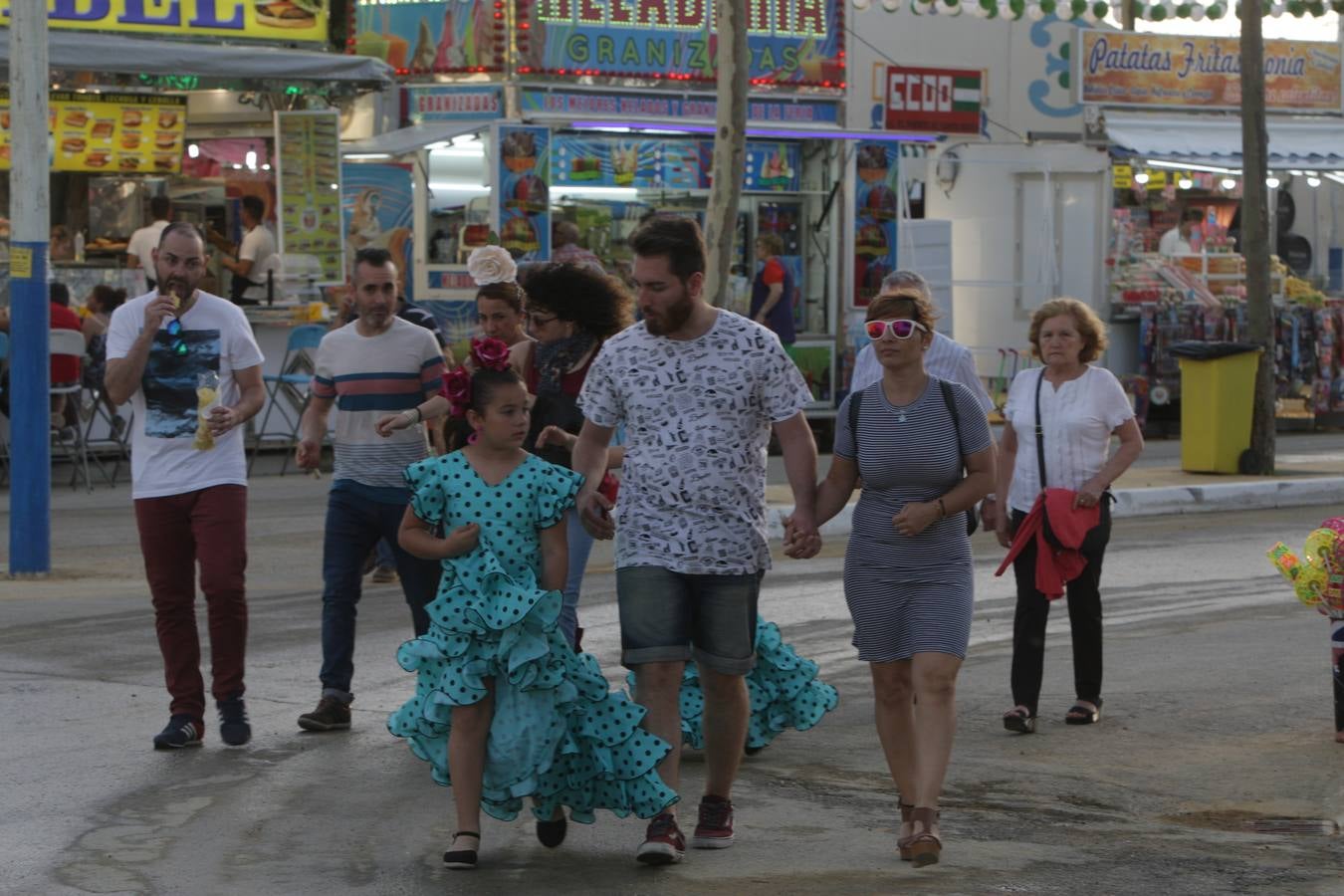 Los portuenses disfrutan de su primer día de Feria