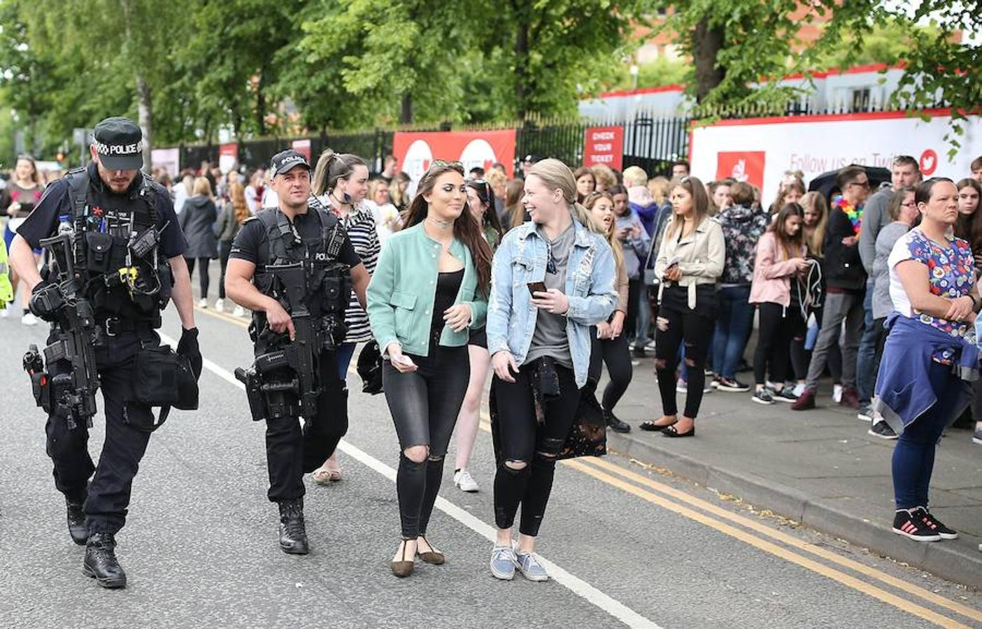 Extremas medidas de seguridad en el concierto benéfico de Mánchester