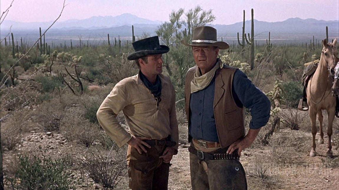 El Dorado (1966). En su carrera, «el duque», como se le conocía popularmente, rodó con los más importantes directores. En el caso de «El dorado», se puso bajo la dirección de Howard Hawks