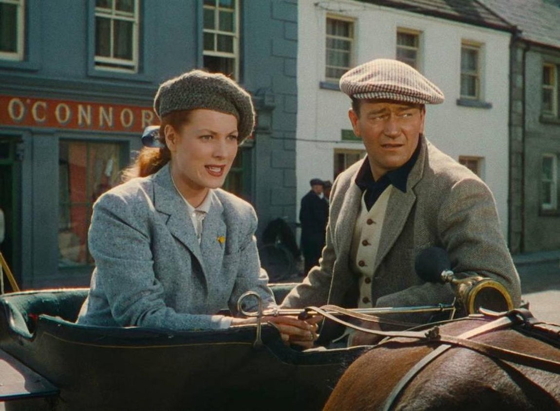 El hombre tranquilo (1952). La unión John Ford y John Wayne ha sido una de las más prolíficas de la historia, no solo en cantidad sino en calidad. En «El hombre tranquilo» hicieron un trabajo inolvidable