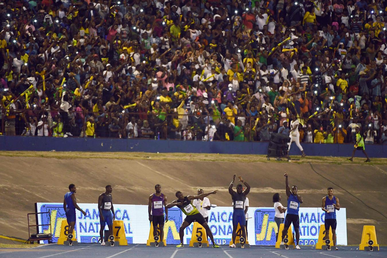 Apoteósica despedida de Usain Bolt en Jamaica